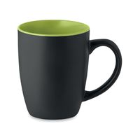TAZZA NERA CON INTERNO COLORATO